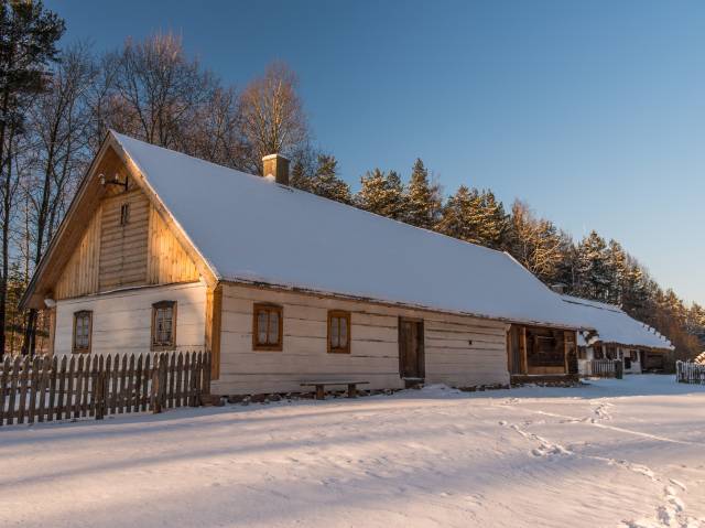 Hut in Jacowlany from XIX century