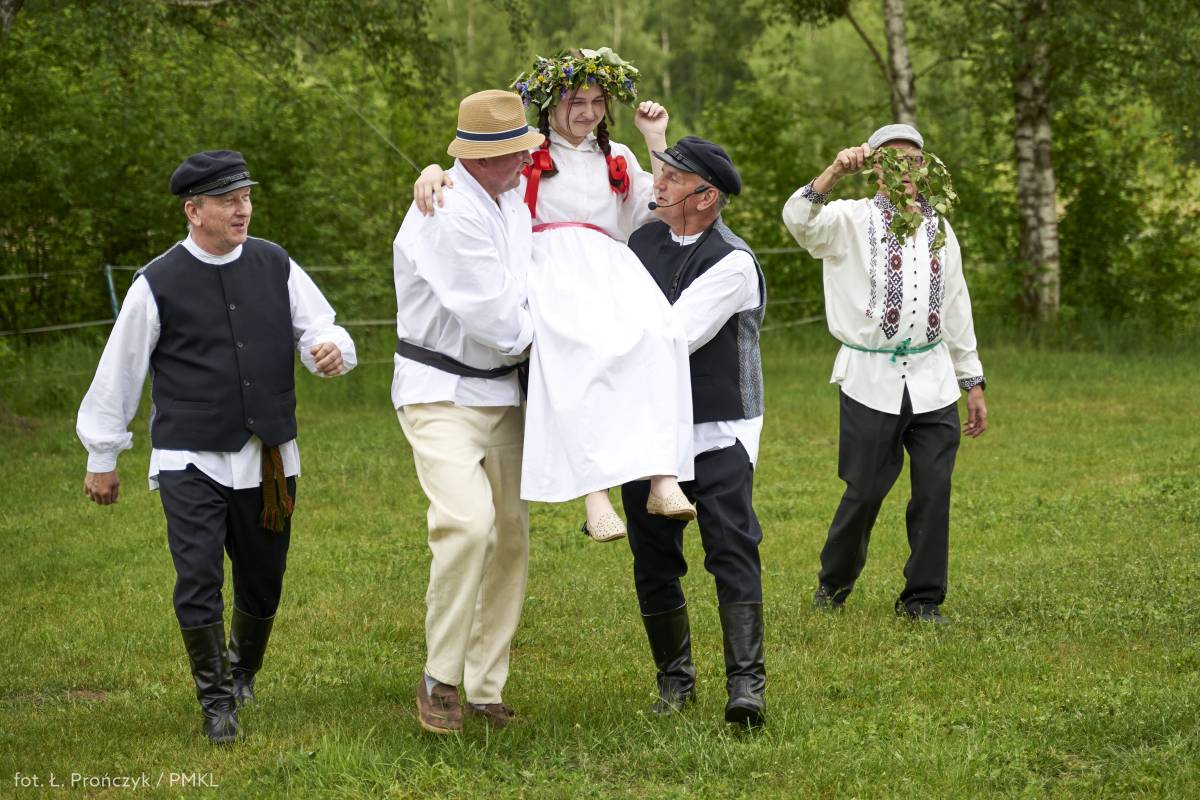 Zielne Świątki w skansenie