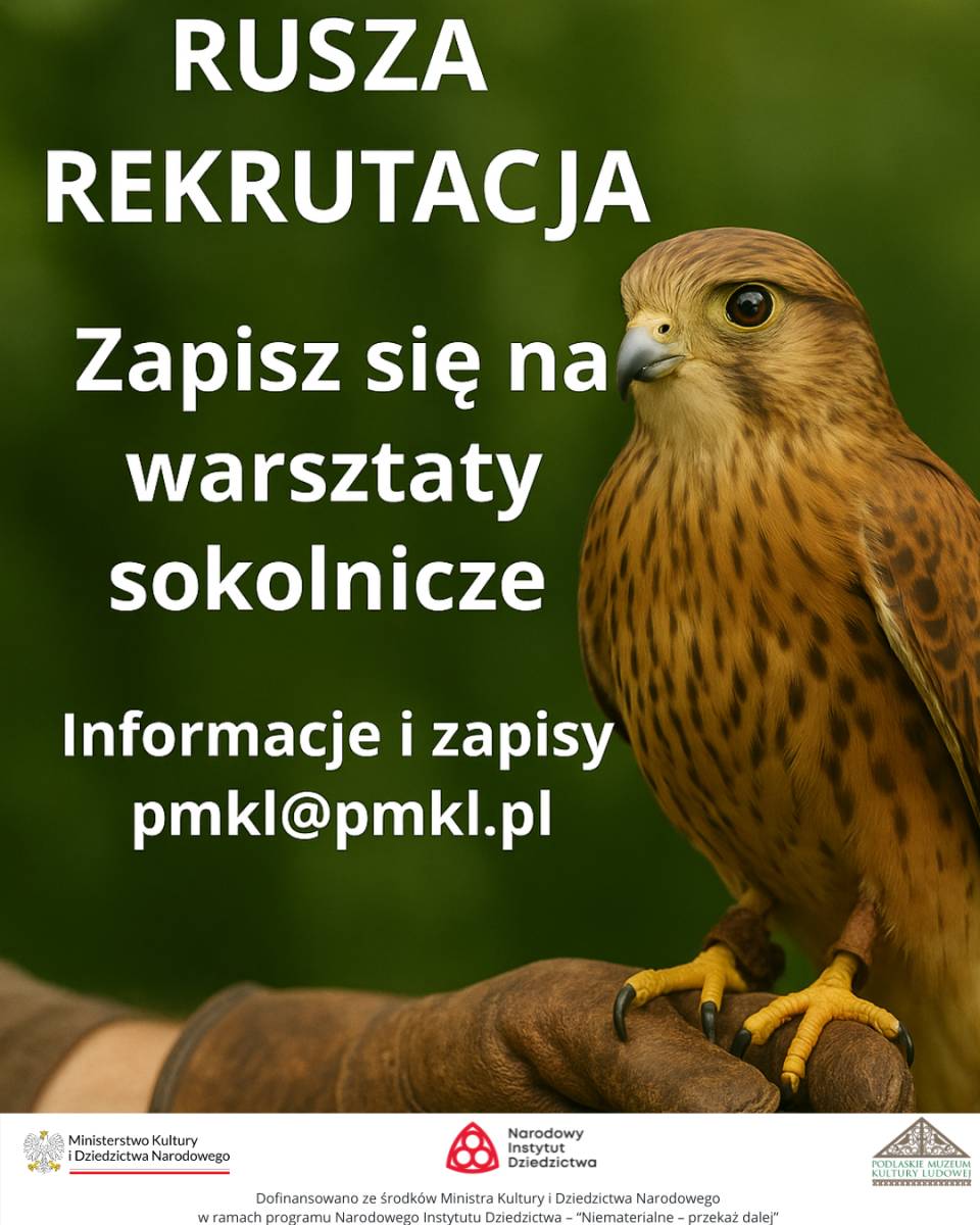 Początek rekrutacji na warsztaty sokolnicze